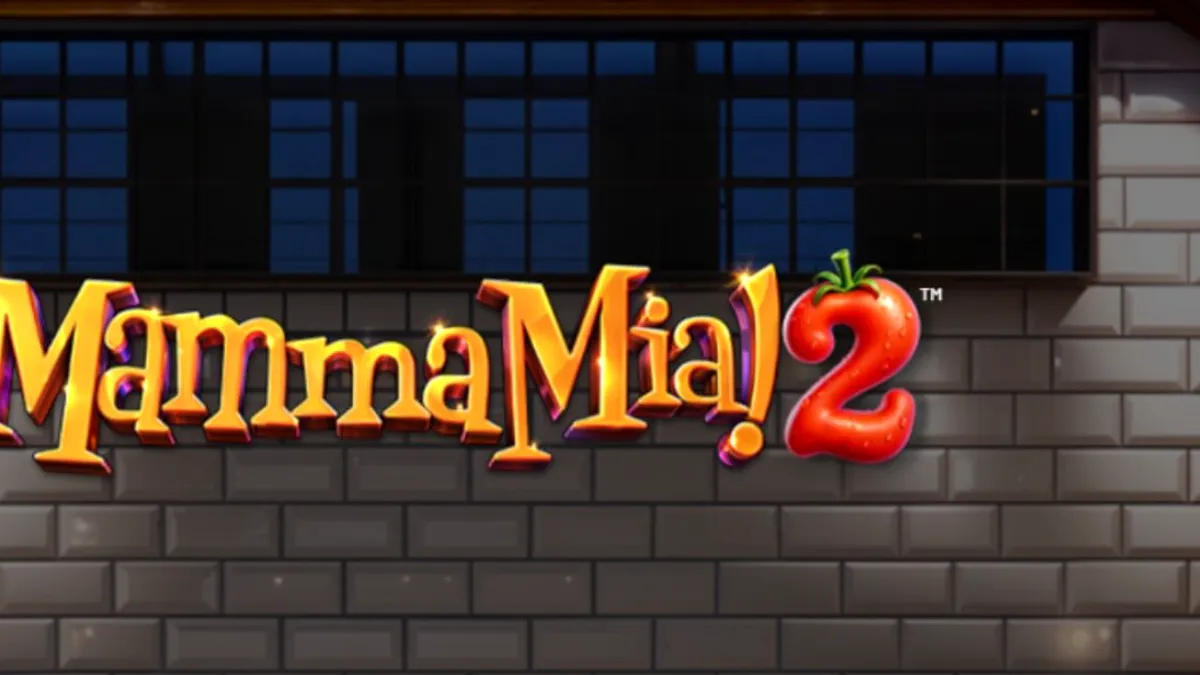 Tampilan visual slot Mamma Mia 2 dengan tema dapur Italia dan Chef Salvatore